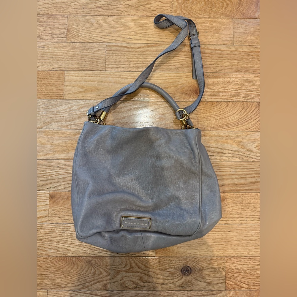 Marc Jacobs Taupe Hobo Bag